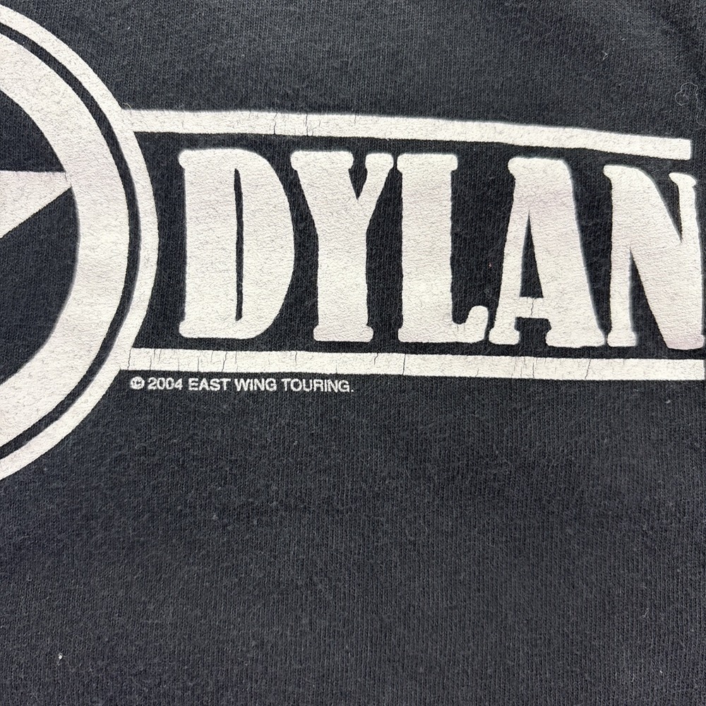 Bob Dylan Double-Sided Vintage Graphic Black T-Shirt Men's SM No 1 Cowboy Star - Picture 2 of 9